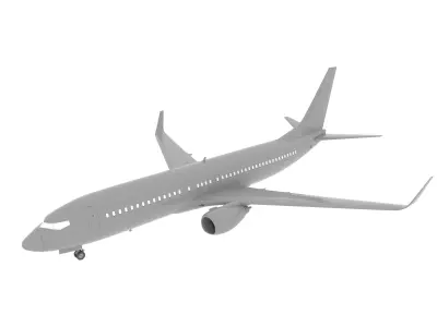 Boeing 737-800 3D print model