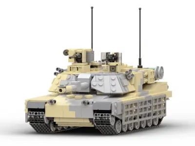 MocBricks3D - Lego M1A2 Abrams 3D print model