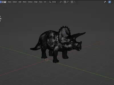 Triceratops 3D model 3D model