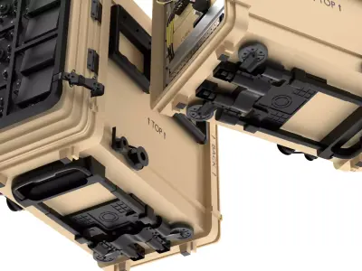 Small Form Factor Command Control SFF C2 Node Low-poly 3D model