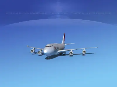 Boeing 747-400 JAL Cargo 3D model