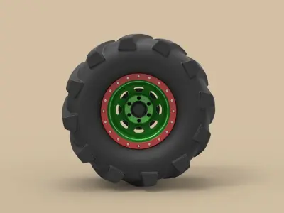 Offroad wheel 21 3D model