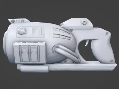 Stylized Blaster 3D print model
