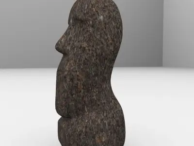 Moai Statue 3D model