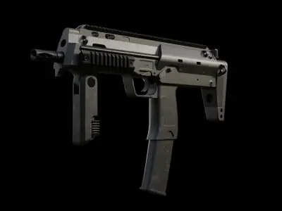 MP7 SMG Low-poly 3D model