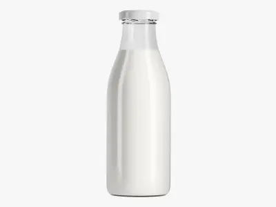 Milk Bottle 3D model