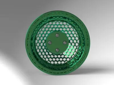 honey comb rims 3D model
