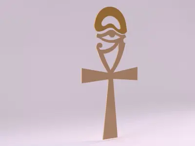 Egyptian Symbols - 015 Low-poly 3D model