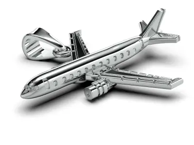 Airplane airbus pendant 3D print model