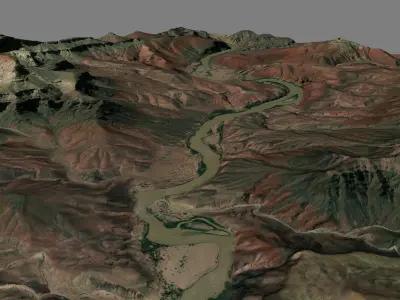 Colorado River part 3D model