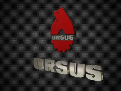 ursus logo 3D model