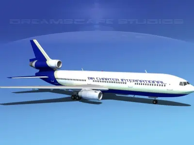 Douglas DC-10 Air Charter Intl 3D model