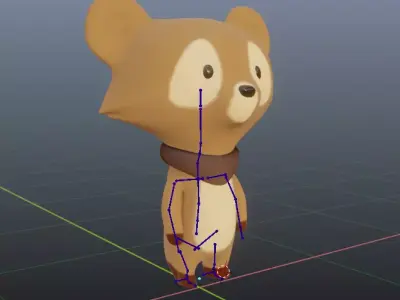 BOO 3D Character RIgged 3D model