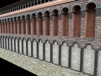 hippodrome 3d model roman building 3D model