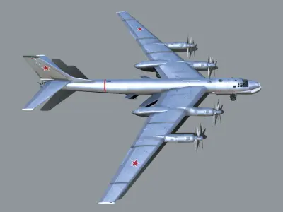 Tupolev Tu-95K Bear-B 3D model