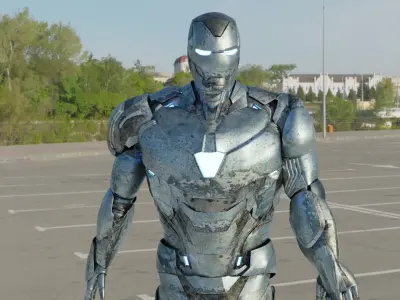 Ironman Mk 85 3D Model with 2 styles Low-poly 3D model