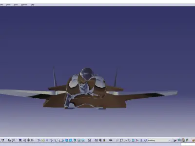 Russian war plane model 3D model