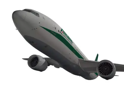 Boeing 777-200ER Alitalia 3D model