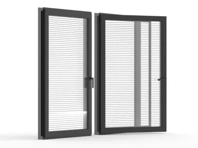 WINDOWS with lines like blinds Free 3D model