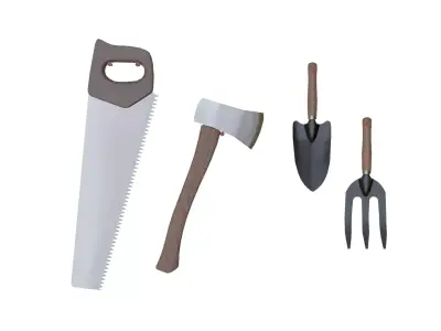 Garden Tools Free 3D model