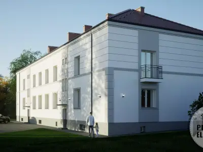 Modern Apartment Building 3D Model Renovated Classic 3D model