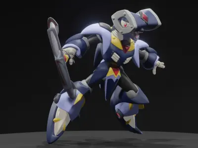 Metal Shark Player 3D model