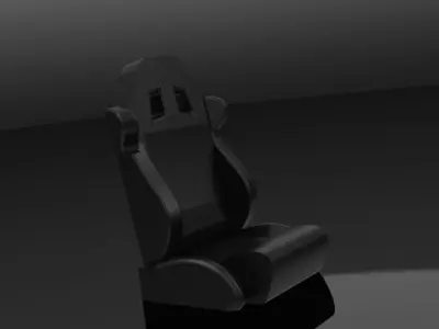 rally car Seat Free 3D model