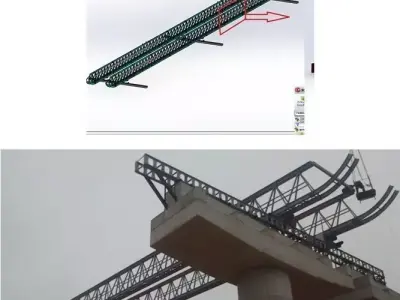 Launching Girder Free 3D model
