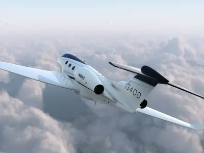 Gulfstream G400 Flight 3D model
