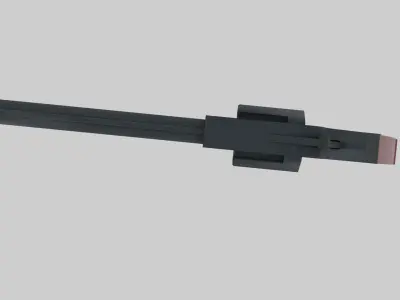 Low-Poly Revolver Free low-poly 3D model