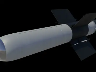 Mikholit air-to-surface IAF missile 3D model