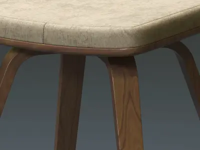 Counter Stool Free 3D model