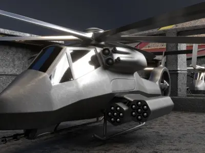 Black Scorpion warship 3D model