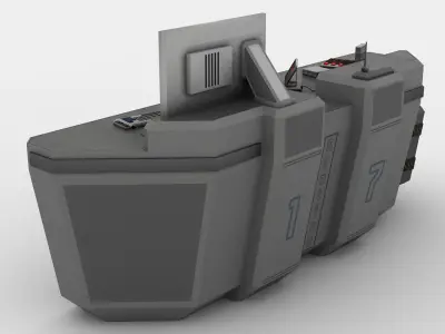 DataOps desk 3D model