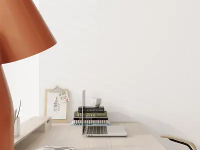  Office interior scene 27 3D model