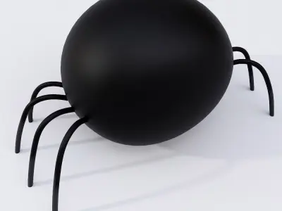 Cute spider low poly 3d model 1 3D model