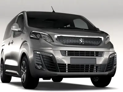 Peugeot Traveller L1 2017 3D model