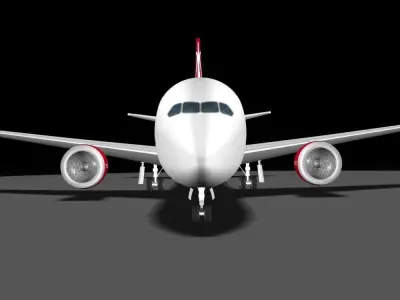 Air Berlin 787-8 Dreamliner 3D model