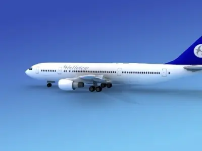 Airbus A300 Belleview 3D model