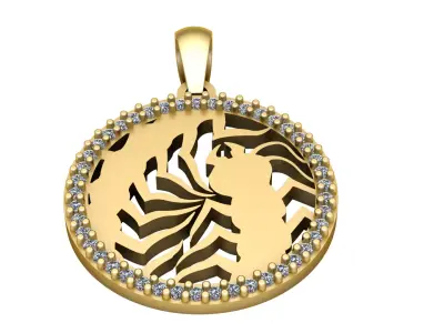 ZODIAC INSECT PENDANT 3D PRINTABLE MODEL 3D print model