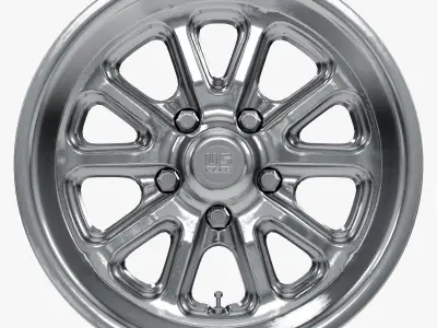US Mags Rambler Wheel Chrome 3D model