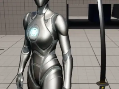 Katana Free Free low-poly 3D model