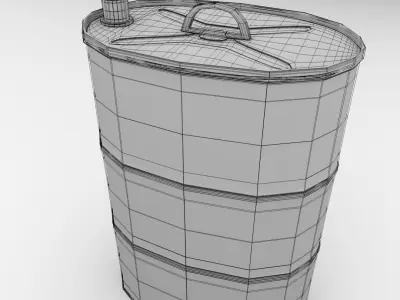 Portable Oil Tank 3D model