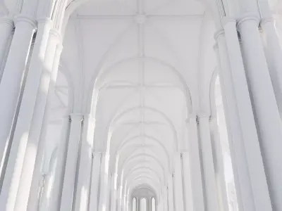 medieval palace 3D model