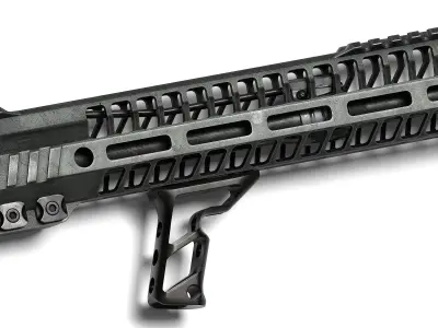 Fortis SHIFT Vertical Foregrip 2V Low-poly 3D model