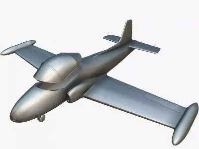 BAC Jet Provost T5A - 3D Printable Model 3D print model