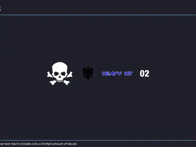 Medium Mech Striker Free low-poly 3D model