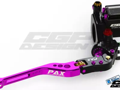 PINKI right brake leverdesigned by paX Free 3D model