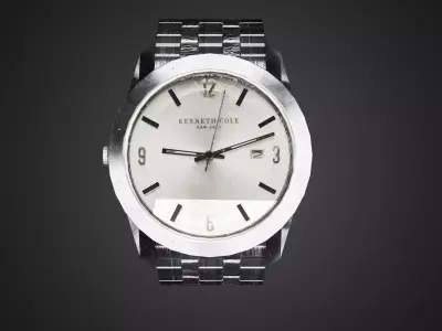 Watch silver 3D model