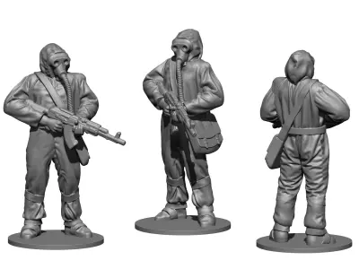 Hazmat suit 3D print model